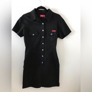 Dickies Black Denim Dress Size M